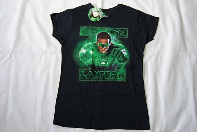 Green Lantern Springende Punch Damen Skinny T-Shirt Neu Official Dc Comics