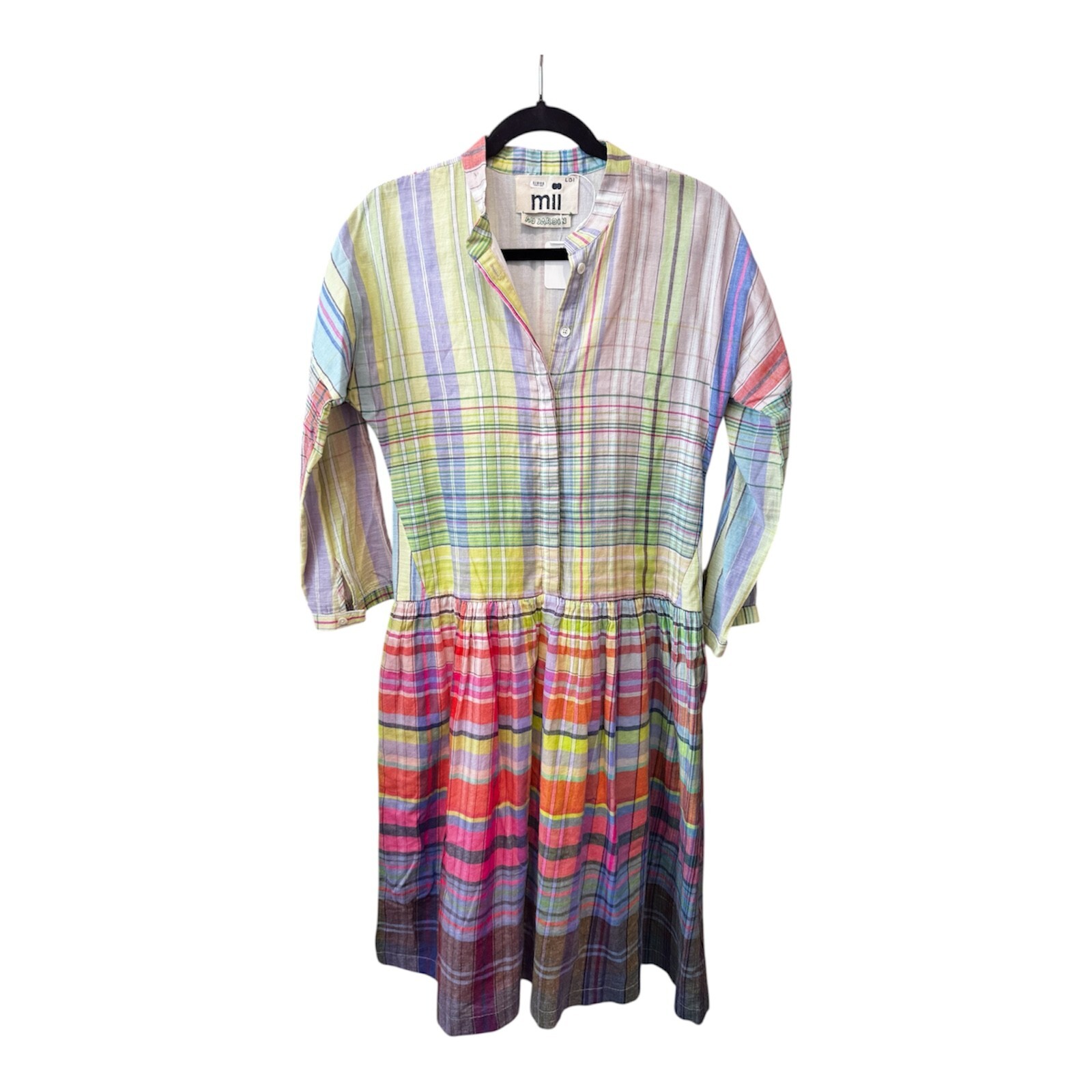 Mii Collection Summer Plaid Print Dress XS - image 1