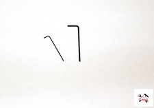 Sechskantschl&uuml;ssel 0,7mm bis 5 mm Stahl Innensechskant Winkelschraubendreher