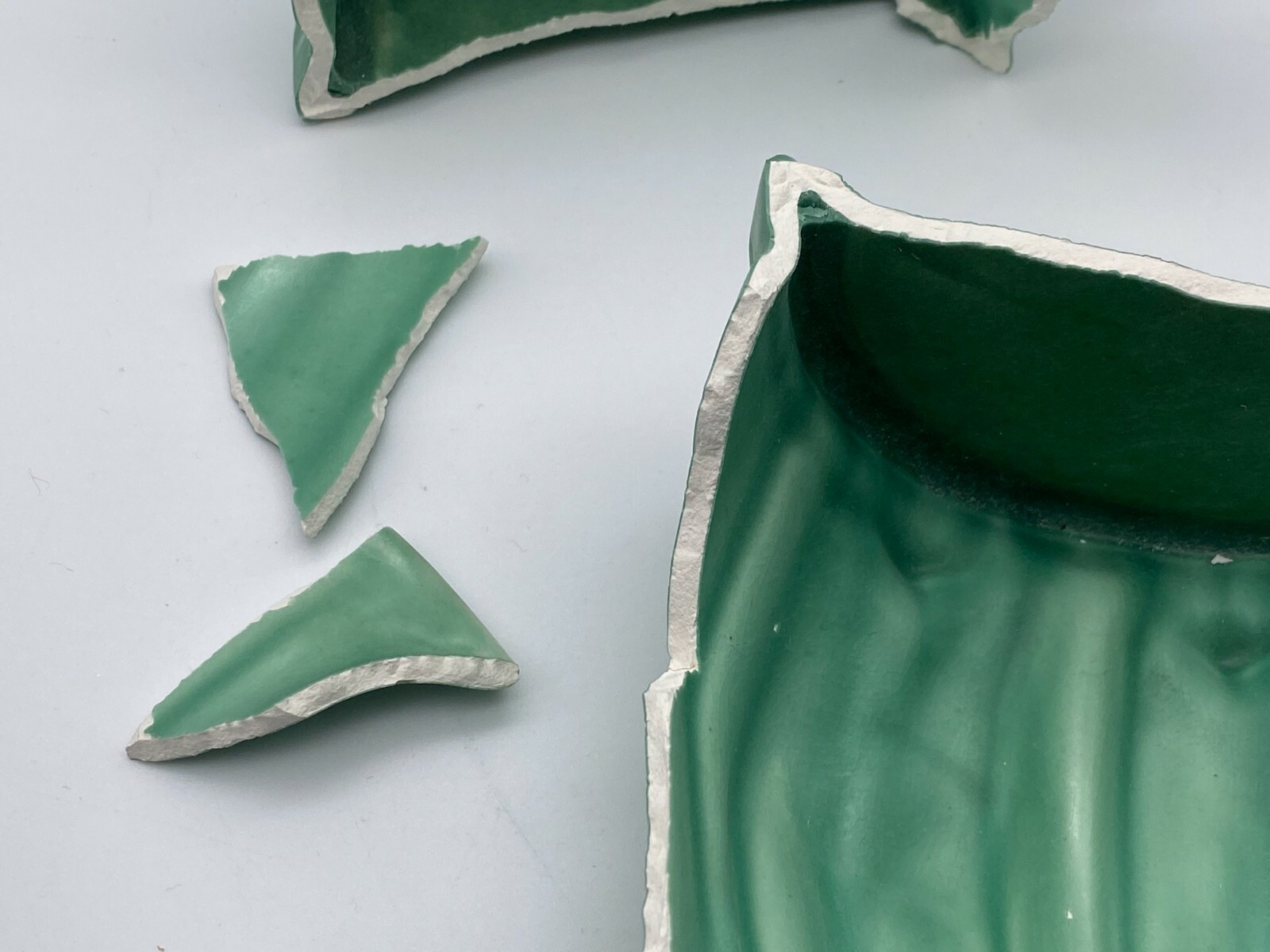 Art Deco Arthur Wood Green Sailor Teapot No Lid Broken Repair Project