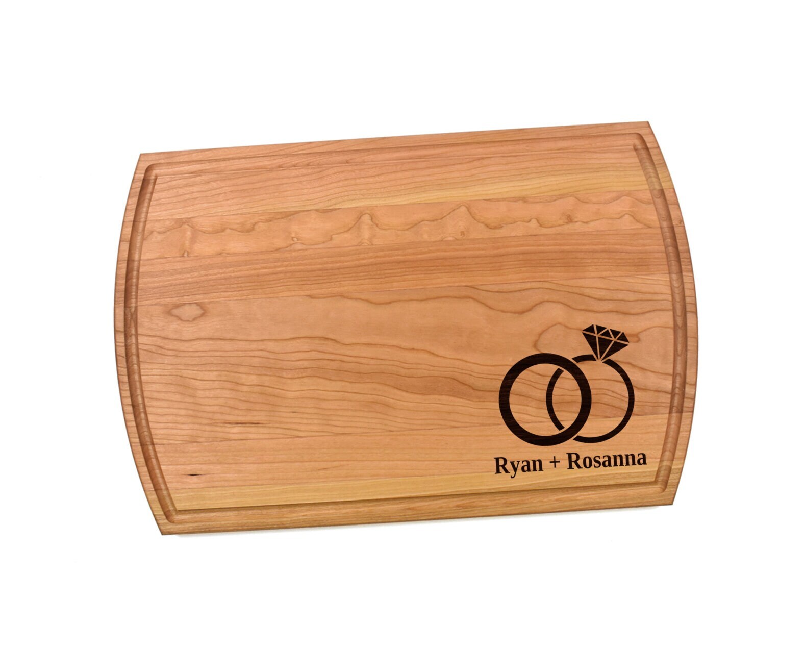 Wedding Ring Bands Cutting Board | Wedding Charcuterie Board | Custom Serving