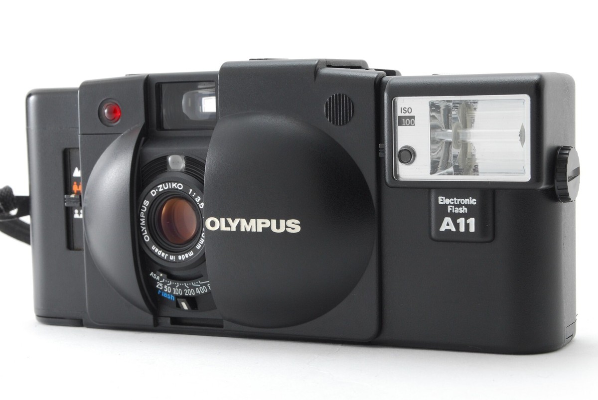 Near MINT] Olympus XA2 Point & Shoot 35mm A11 Flash Film Camera