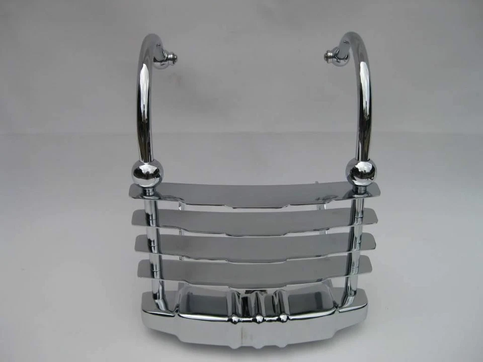 PARAGOLPES TRASERO HARLEY HERITAGE SPRINGER FLSTS RALLADOR DE QUESO 1997-2003 CROMO NUEVO Foto 2 de 4