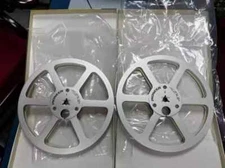2X 7'' Pioneer Silver PR-85 Aluminum Reel to Reel RT-707 909 Empty Take Up Reel