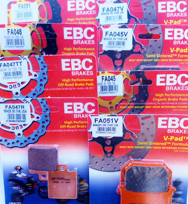 EBC FA663HH 15-23 Yamaha YZF R3 ABS Front Left/Right Sintered HH/R Brake Pads main image 1