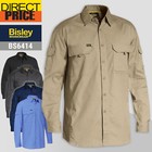 Bisley Work Shirt Ripstop Mens Shirts Long Sleeve X Airflow BS6414