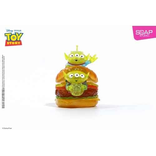 Soap Studio ToyStory Aliens フィギュア Soap Studio Disney Pixar Toy Story Aliens Jelly Burger PVCFigure