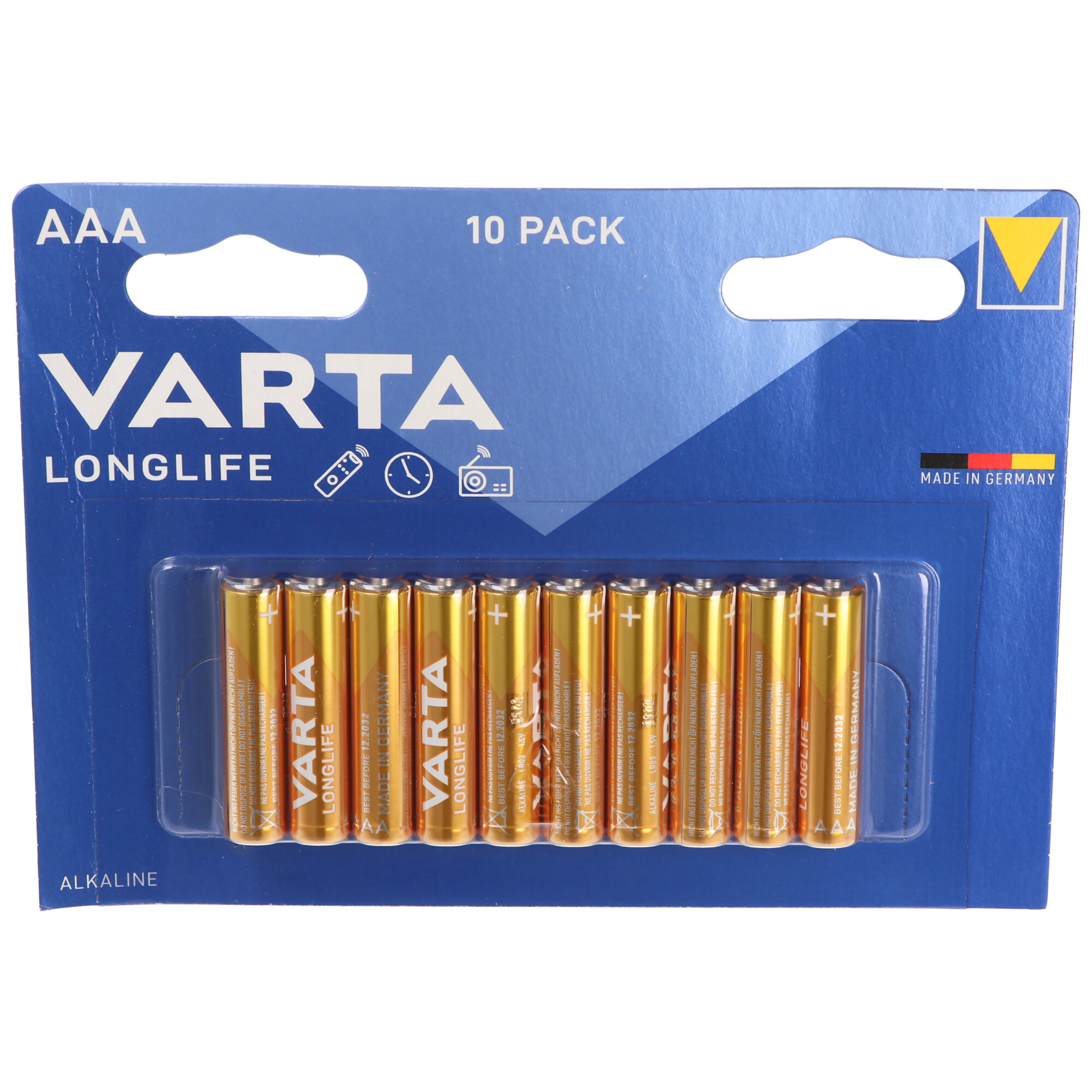 Thumbnail - Varta Batterie Alkaline, Micro, Aaa, Lr03, 1.5v Longlife, Retail