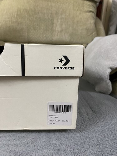 Entrenadores Vince Staples x Converse Thunderbolt Ox Blanco/Negro Nuevo en Caja Talla 7.5uk - Imagen 12 de 12