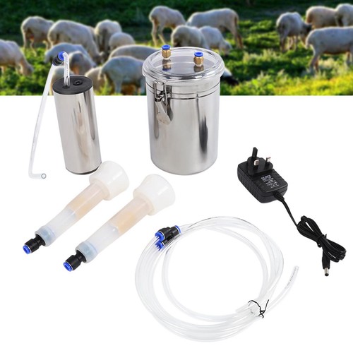 2L Goat Sheep Cow Milking Kit Portable Electric Milking Machine UK Plug Bst - Picture 2 of 22