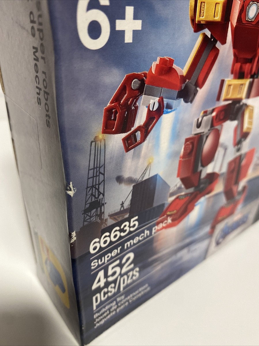 LEGO 66635 3in1 Super Mech Pack Spiderman IronMan Thanos 452pcs