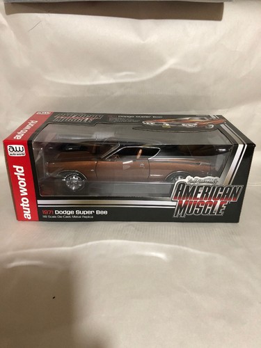 1971 Dodge Superbee BRONZE 1:18 Auto World 1003 - Picture 4 of 9