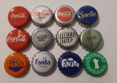Coca Cola Fanta Sprite Mezzo Mix Crown Cap/bottle cap/capsule/Chapa cerveza