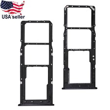Black SIM Micro SD Card Tray Holder For Samsung Galaxy A30s 2019 A307