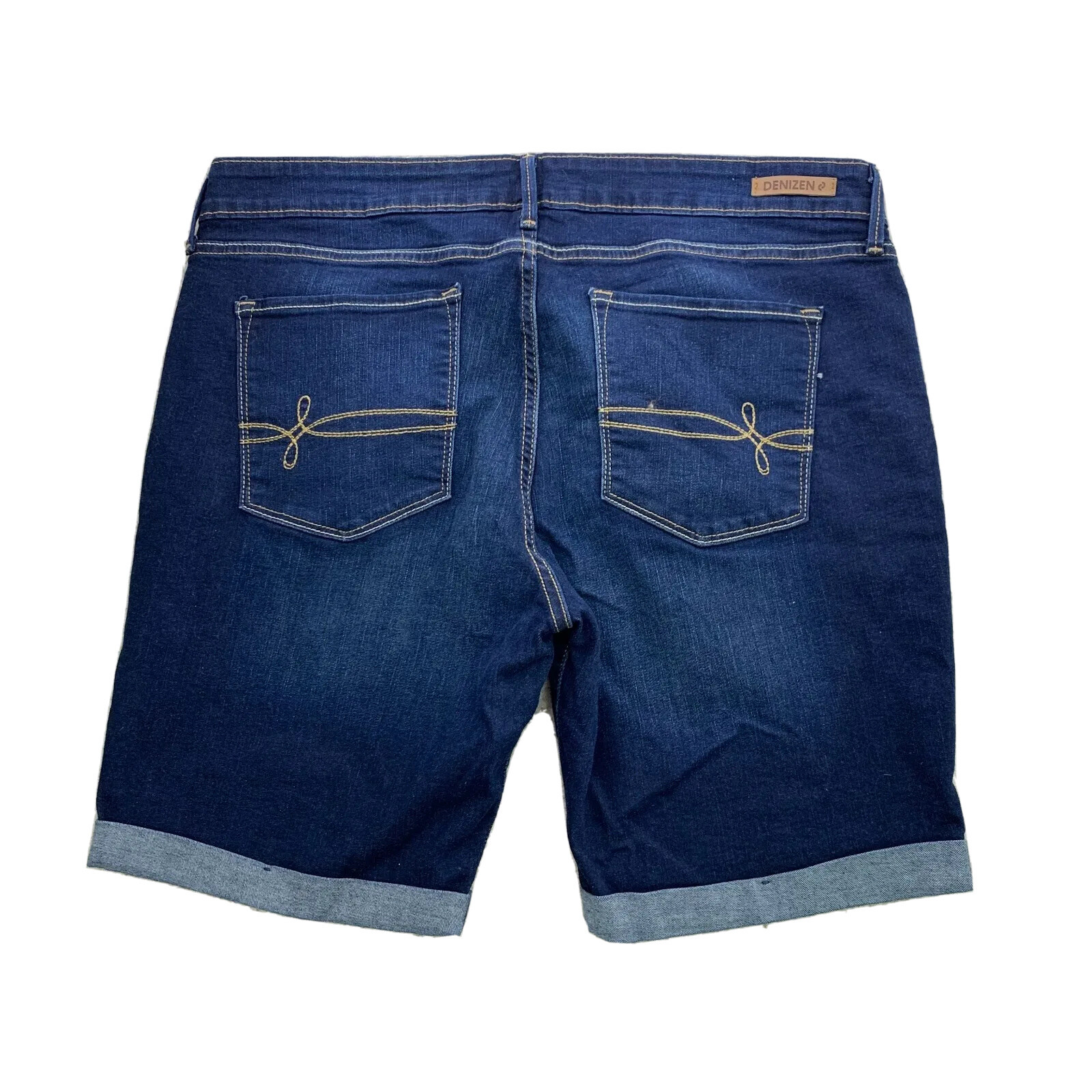 Levis Denizen Modern Bermuda Shorts 16 Stretch Women 9 Inseam Denim F30 |  eBay