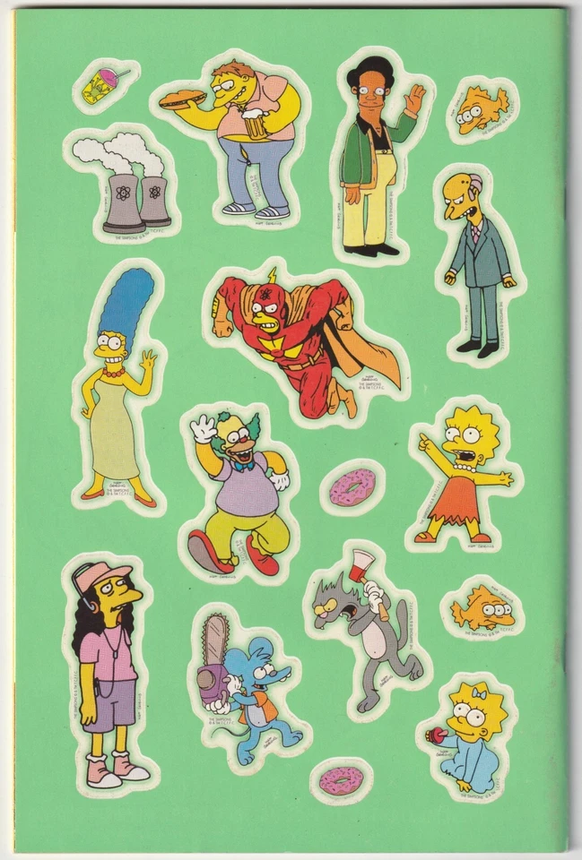 ✪ SIMPSONS COMICS #41 + Beilage Sticker, Dino/Bongo 2000 COMICHEFT NEUW TOP Z0-1 - Bild 2 von 3