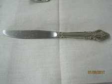 Vintage 1981 International Silver plate Dinner Knife Empress