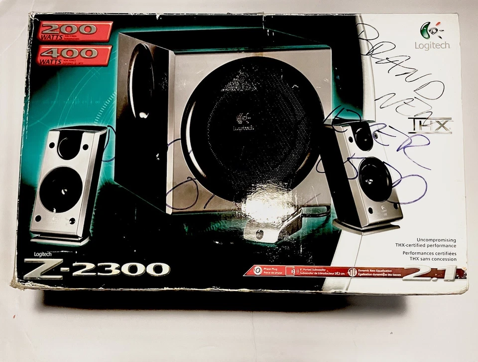 Logitech Z-2300 THX certified Computer Speakers (2004) New, Original Package - Image 2 of 4