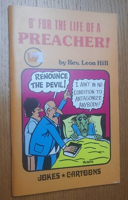 #ad #ad O#x27; For The Life of A Preacher by Rev. Leon Hill Christian Cartoon Humor $11.21