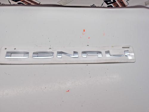 2023 Yukon XL Denali Gloss Black "DENALI" Tailgate Emblem Letters For 2021-2024 GMC Yukon & Yukon XL GMC Yukon Denali Emblem - Foto 9