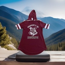 Harry Potter "Property Hogwarts" Jersey SMALL Maroon Juniors Hood 3/5