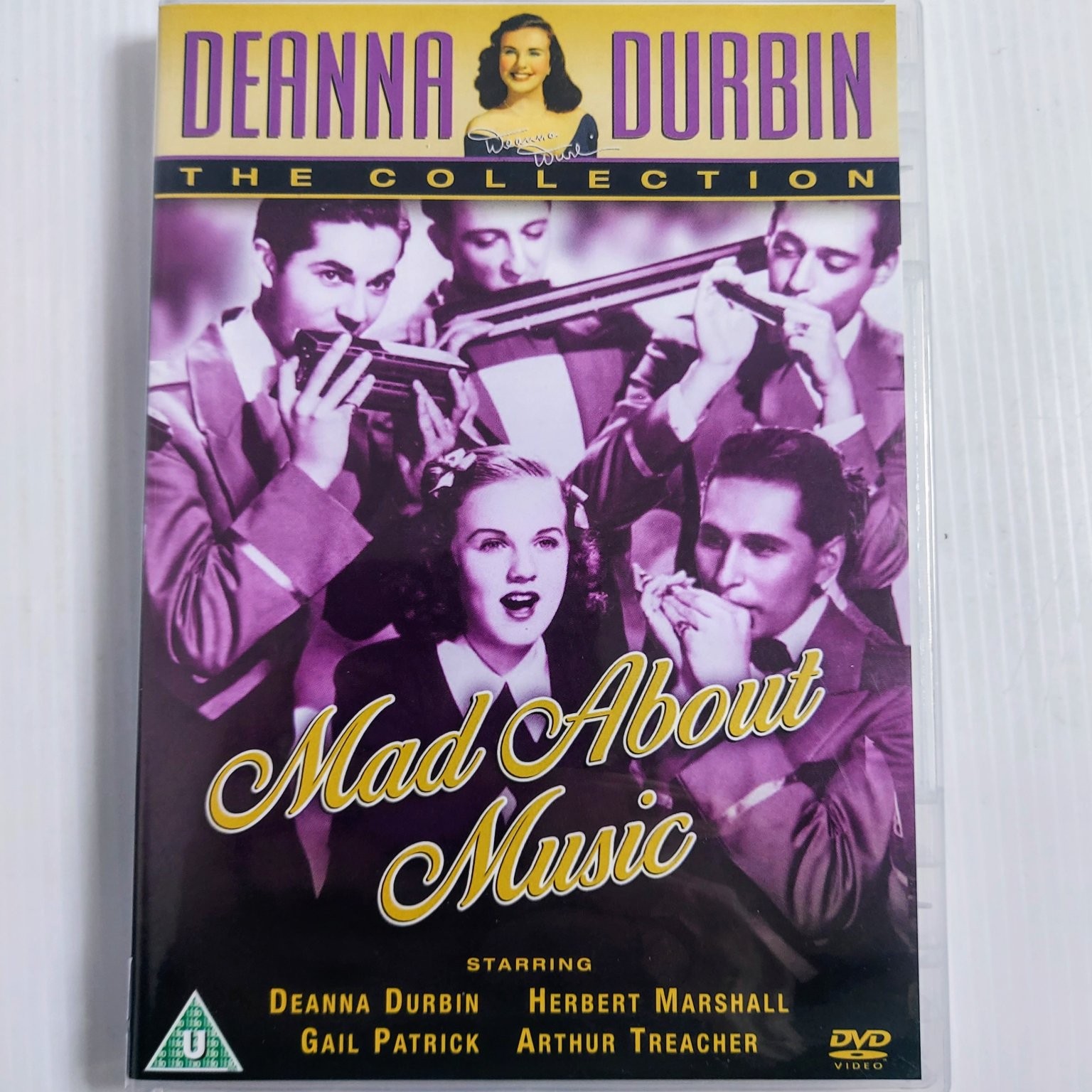Mad About Music DVD 1938 Deanna Durbin Herbert Marshall Musical Comedy Film