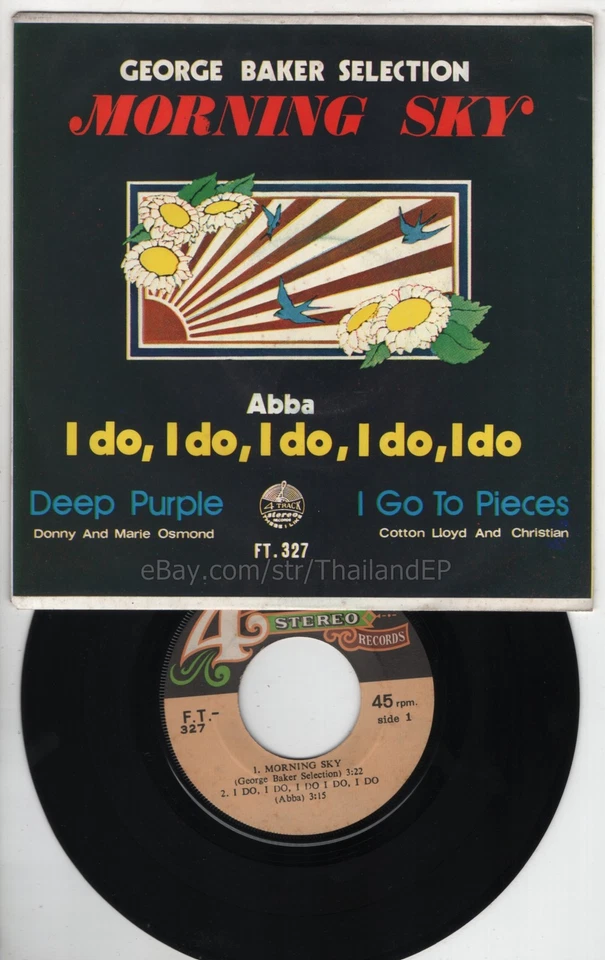 ABBA -I DO, I DO, I DO I DO, I DO,/ DONNY OSMOND THAI EP 7" THAILAND FT327 - Image 2 of 3