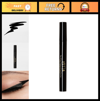Waterproof Liquid Eyeliner - Long-Lasting, Smudge-Proof, Fine Brush Tip, Satin F