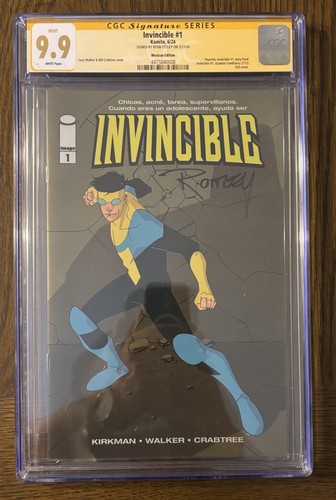 INVINCIBLE #1 IMAGEN MEXICAN FOIL LTD 1000 CGC 9.9 NO 9.8 FIRMADO OTTLEY - Imagen 1 de 2