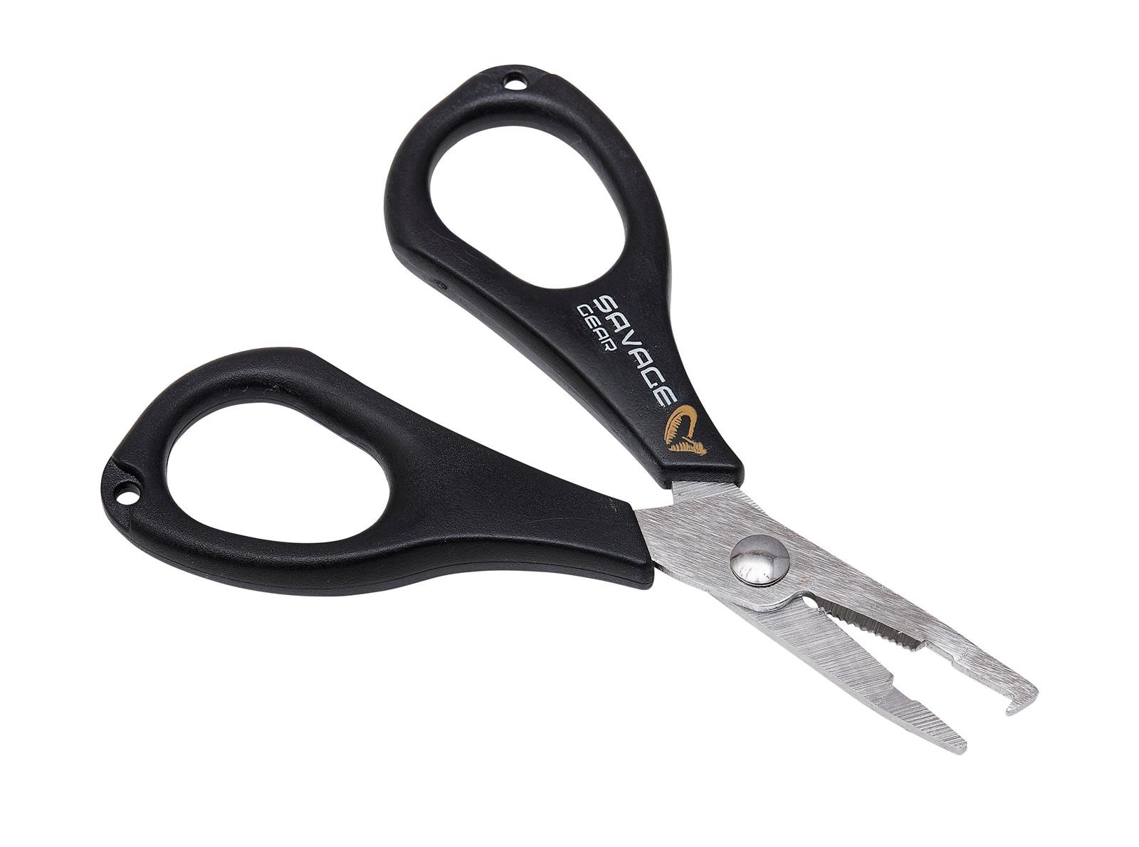 Ножницы для плетения и раскроя Savage Gear, 11 см, Schere geflochtene Schnur Sprengri