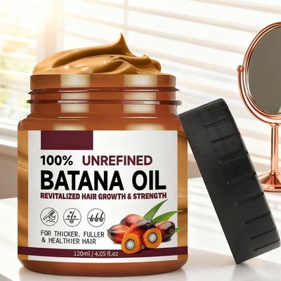 100% Natural Raw Batana Oil for Hair Growth Pure Unrefined Organic Hair Care
