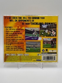 NFL 2K SEGA Dreamcast (1999) Manual Included