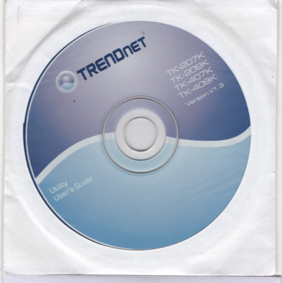 TRENDnet TK-207K 209K407K 409K USB KVM Switch User Guide & Utility CD-ROM (2009)
