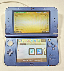 Nintendo 3DS XL Monster Hunter Generations Blue Console - Works Great!
