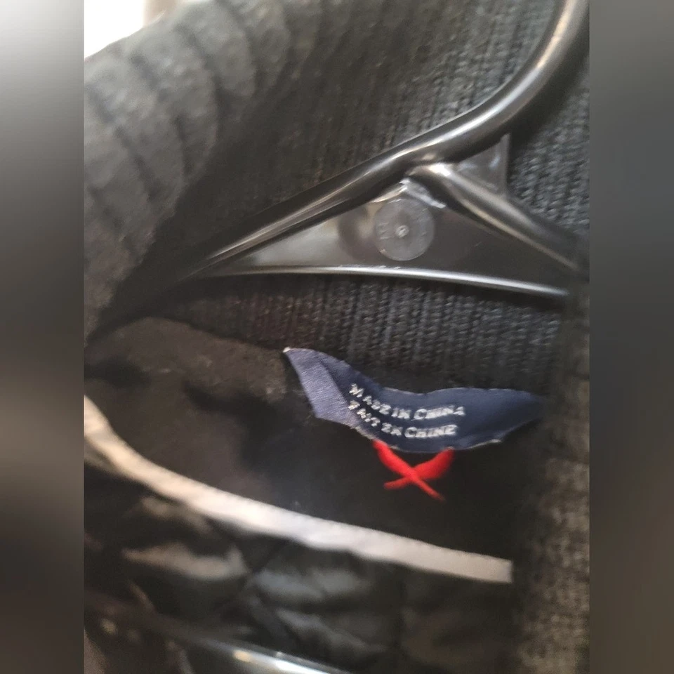 Cardinal Of Canada Mens Black Double Mock Neck Wool Lined Car Coat XXL - Image 4 of 4