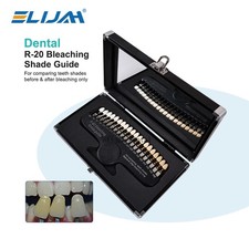 3D 20 Colors Dental Teeth Whitening Shade Guide Tooth Bleaching Shadeguide Sets