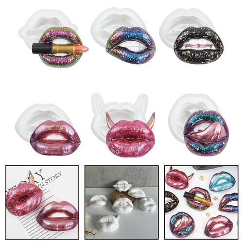 Artigianato Appassionato Preferito Silicone a Forma di Labbra per Stampo per Unico