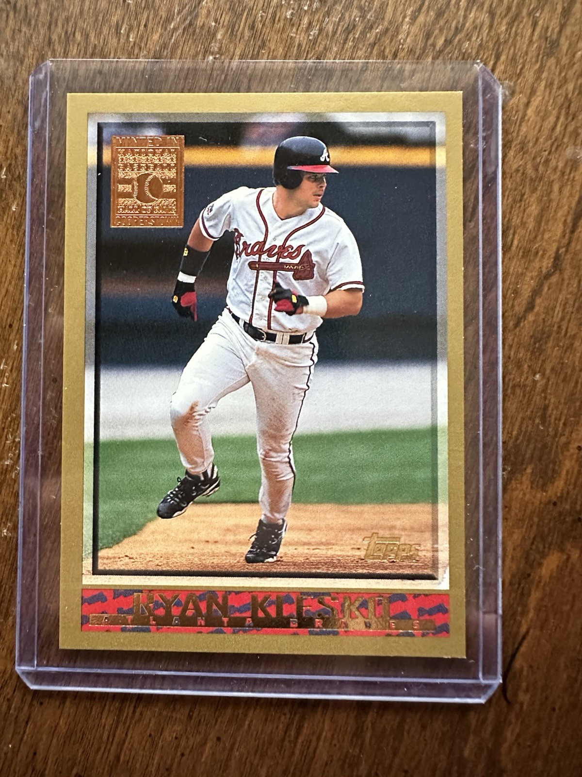 1998 Topps Baseball #65 Ryan Klesko Minted in Cooperstown NM-Mint