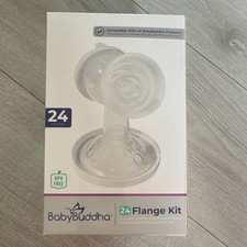 BabyBuddha 24mm Flange Kit Clear Breast Pump Parts