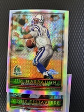 1996 Topps Chrome - Jim Harbaugh #118 Refractor (18)card QB Refractors
