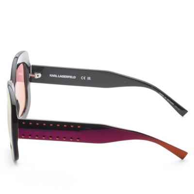 Karl Lagerfeld Women's 53mm Mirror Wine Sunglasses KL6165SN-602 | eBay