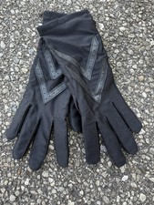 Vintage Aris Gloves One Size Womens Driving Gloves Black