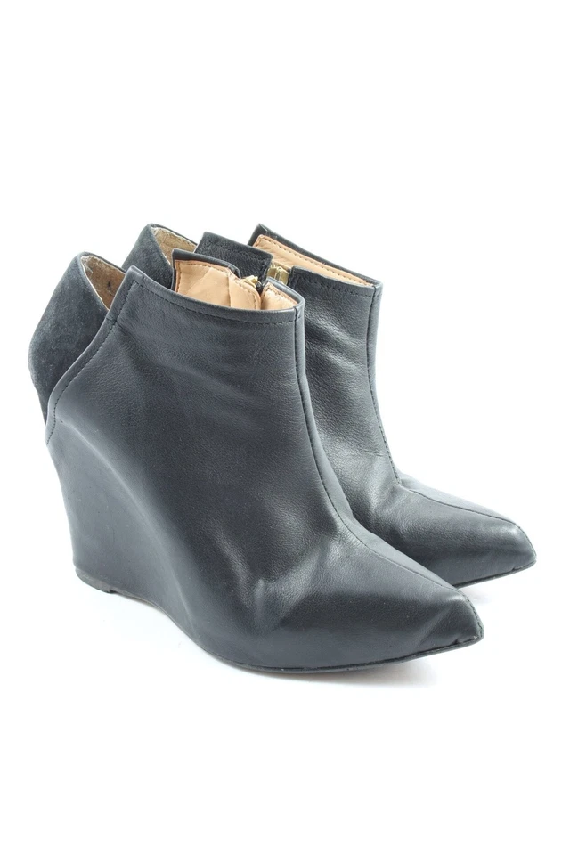 ZARA BASIC Bottines à fermeture éclair Dames Bottines T EU 39 bleu - Photo 1/4