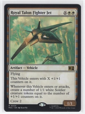 #24 2026 Marvel Super Heroes Commander | Royal Talon Fighter Jet Rare