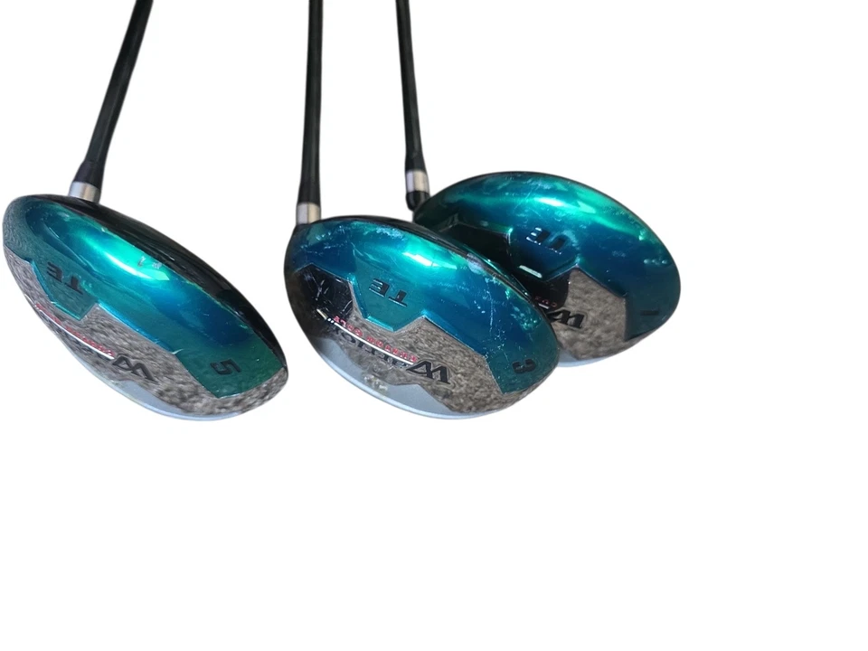 Juego de madera Warrior Custom Golf TE (verde) 3W, 5W, 7W Reg Flex Warrior grafito M/RH Foto 2 de 4