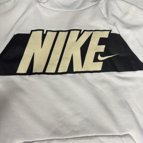 Nike Dri-Fit Boy's Graphic Training Pullover Hoodie White Size XL - Picture 2 of 7