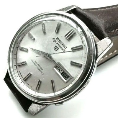 Seiko Sportsmatic 5 DIASHOCK 21J Vintage Automatic Watch 1964 Used