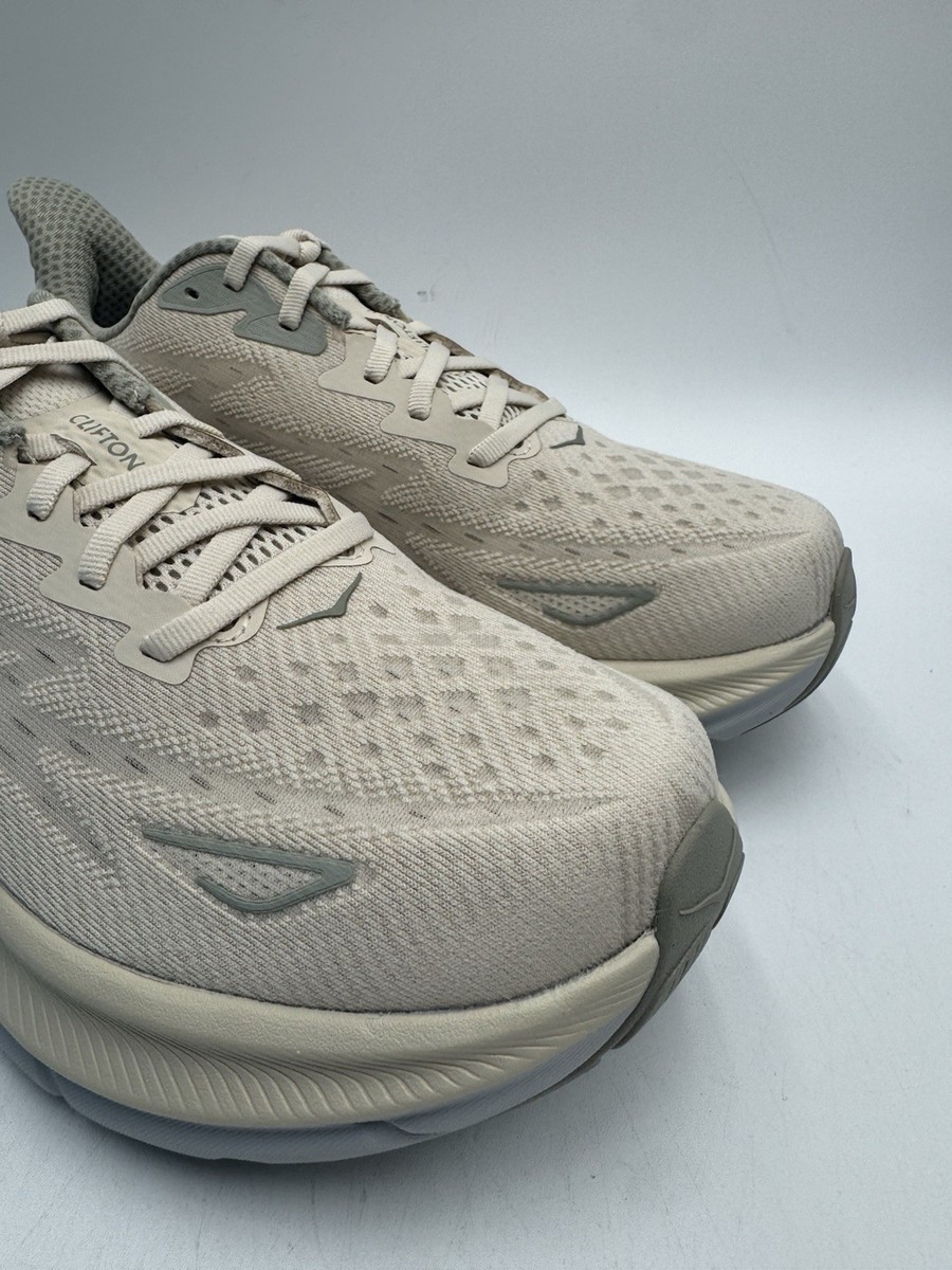 Hoka One One Mens Clifton 9 1127896 EBDB Cream Running Shoes Sneakers Size 7 D Hoka One One Clifton 9  main image 4