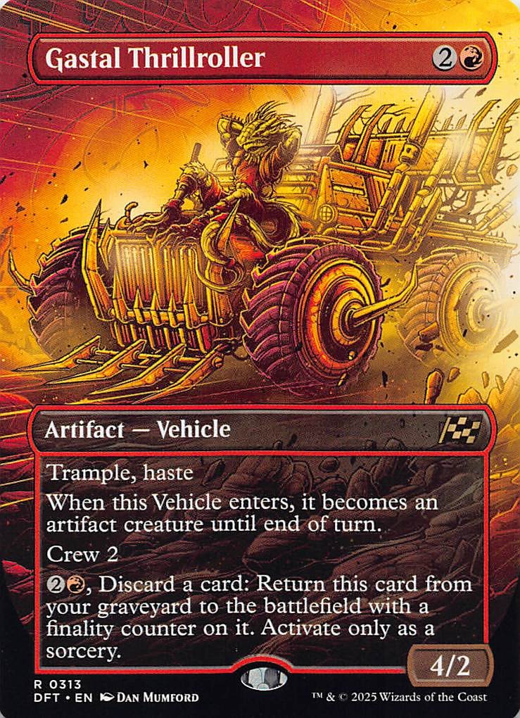 Gastal Thrillroller (Borderless) DFT 313 English NM - MTG