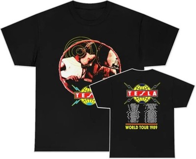 Tesla 1989 Music Tour T-Shirt Unisex Gift For Fans All Size